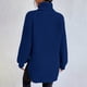 thumbnail image 5 of Suéter de cuello alto de moda para mujer, suéter de manga larga, suéter informal de cuello alto, suéter para mujer, 5 of 7