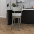 thumbnail image 3 of Hillsdale Furniture Lawton Wood Counter Height Swivel Stool Walnut, 3 of 17