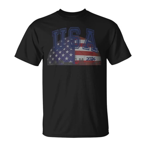 Team Usa 2024 Paris Sport Games Soccer Football TShirt