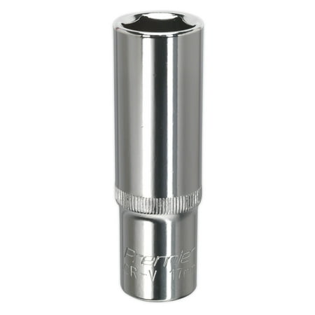 

Sealey Sp1217D Walldrive Socket 17Mm Deep 1/2Sq Drive Fully Polished