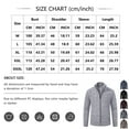 thumbnail image 3 of Domuza Men's Cardigan Sweaters Full Zip Up Stand Collar Long Sleeve Casual Knitted Sweaters Fall Winter Stylish Comfy Soft Slim Fit Tops Coffee L, 3 of 5