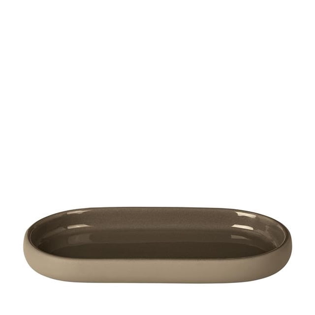 Blomus 66374 Plateau Ovale Sono, Beige