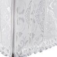 thumbnail image 4 of Corsets for Women Overbust Corset Bustiers Top Women Lace Up Lingerie Plus Size White 5XL, 4 of 5