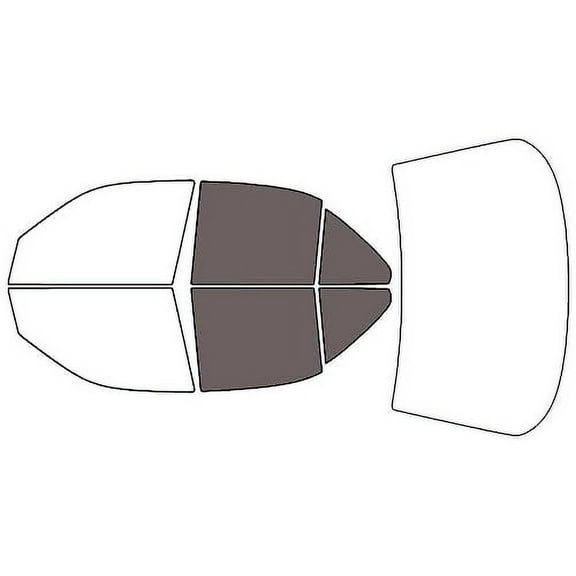 Rvinyl Window Tint Kit Compatible with Mercedes-Benz E-Class 1996-2002 (Sedan) - Back Precut Kit -