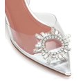 thumbnail image 1 of Zapatos de mujer con punta estrecha y boca poco profunda, zapatos de tacón grueso con diamantes de imitación y hebilla para el sol, zapatos de estilo con zapatos de hadas, 1 of 6