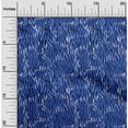 thumbnail image 2 of oneOone Velvet Medium Blue Fabric Abstract Sewing Material Print Fabric By The Yard 58 Inch Wide, 2 of 4