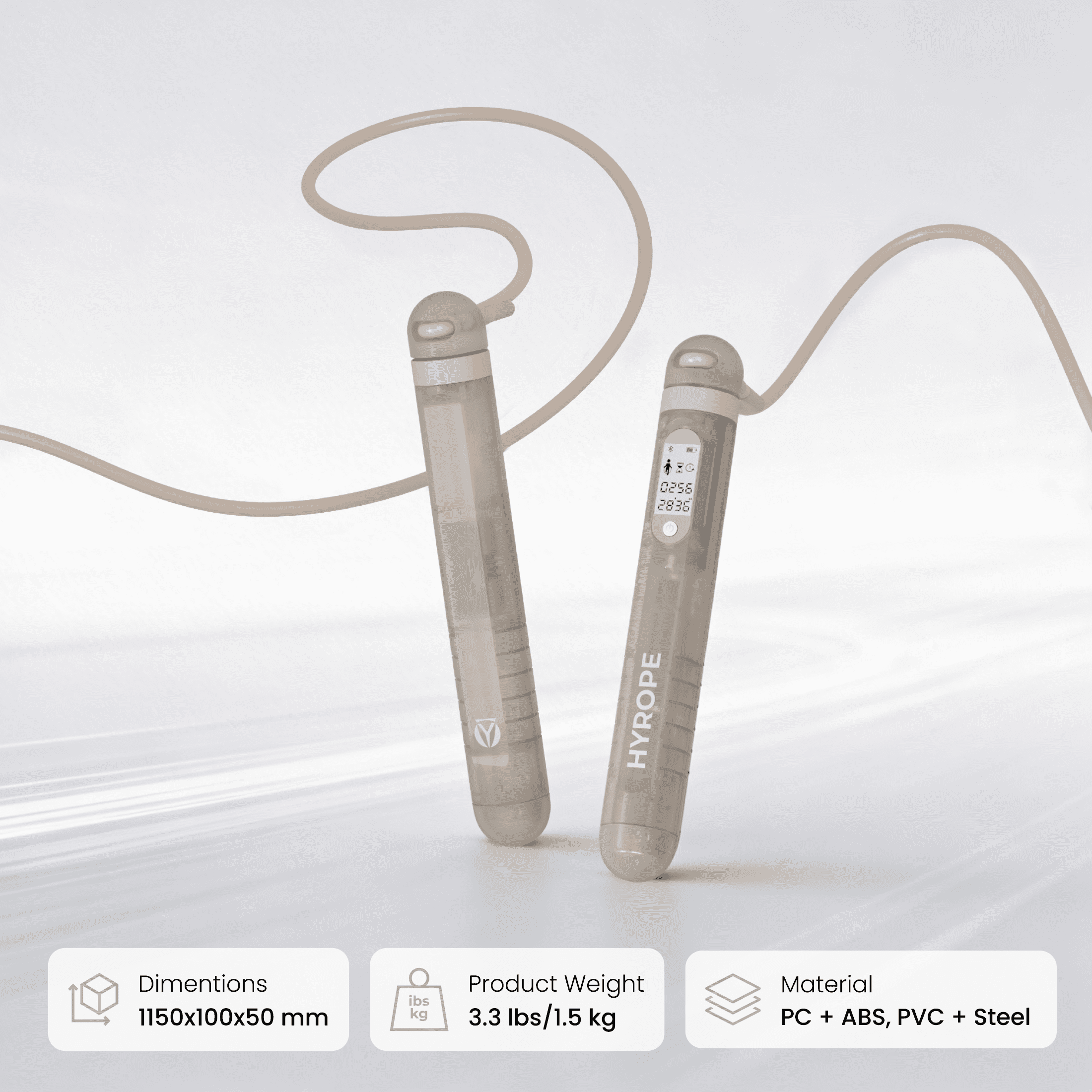 Smart Jump Rope with AI Powered Fitness Tracking, Lifetime Fitness App Access, Adjustable for Men, Women, Cardio Workout, Weight Loss, Home Gym Exercise Equipment, Cordless Skipping Balls Included