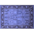 thumbnail image 1 of Ahgly Company Indoor Rectangle Oriental Blue Industrial Area Rugs, 7' x 10', 1 of 4