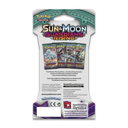 Pokémon - Sun & Moon - Guardians Rising Sleeved Booster Trading Cards - Styles May Vary