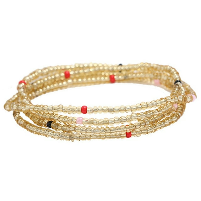 Chaîne de Taille Perlée Décorative Bohème Chaîne de Ventre Bijou de Taille pour Femmes