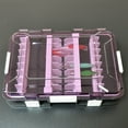thumbnail image 6 of Hyasfey Fishing Tackle Box Portable Multi-compartment Lure Storage Box Large Capacity Lure Organizer Gift for Fishing Enthusiasts Anglers, 6 of 6