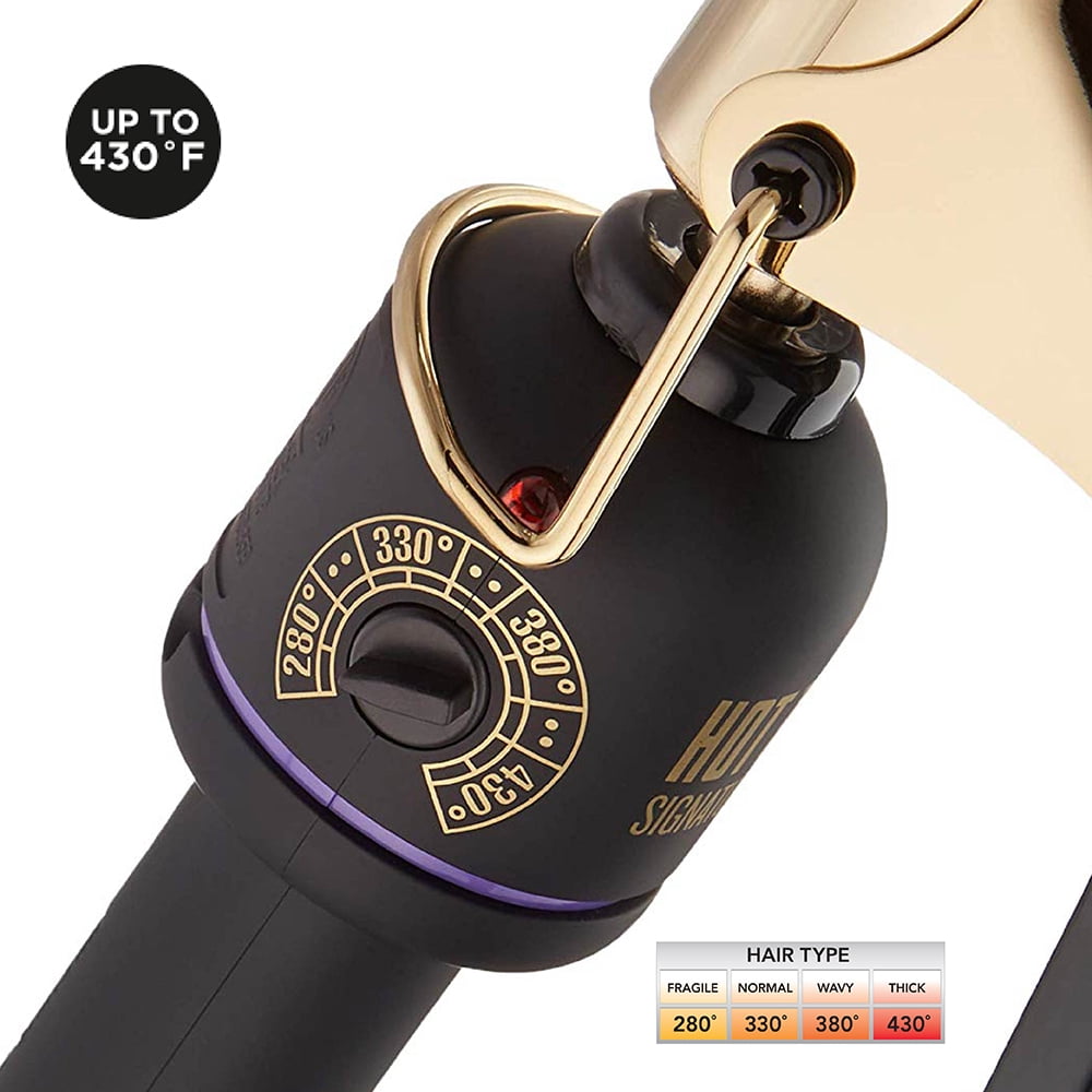 signature series gold curling iron