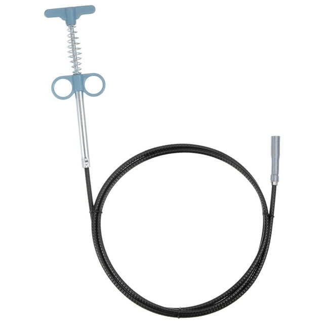 Unique Bargains Outil de Prise à Griffes Flexible, Outil de Retrait d'Obstructions de Drain 2 m, Bleu