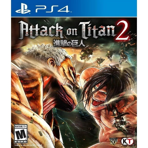 Restored Attack on Titan 2 (Sony Playstation 4, 2018) Fighting Game (Refurbished)