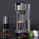 thumbnail image 3 of Mixpresso Cafetera de una porción Compatible con cápsulas K-Cup y café molido Cafetera de 30 oz Una porción 5 tamaños de preparación Se adapta a una taza de viaje de hasta 14 oz Cafetera gris Bandeja Mixpresso NA, 3 of 6