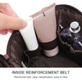 thumbnail image 3 of BECLOTH Sac Cosmétique à Rayures Mode Sac de Toilette Grande Capacité Portable, 3 of 7