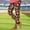 A27 Brown, variant on Sports Pattern Leggings for Women Baseball Tennis Football Printed Tights High Waisted Yoga Pants Athletic Game Day Activewear