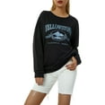 thumbnail image 5 of Inevnen Yellowstone National Park Sweatshirt for Women Graphic Aesthetic Oversized Pullover Tops, 5 of 8