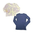 thumbnail image 2 of Levi's Girl's 2-Pack Long Sleeve Graphic Logo Print Crewneck Tee (Lavender Cloud, 14/16), 2 of 2