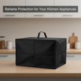 thumbnail image 3 of Toaster Oven Cover Microwave Cover Waterproof Heat-Resistant Nylon Appliance Protector Dust Guard for Small Kitchen Appliances 21.3x15.2x12.5 Inches Black, 3 of 7