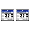 thumbnail image 1 of 2X 32MB Flash Memory Card for Camera, Advertising Machine, Industrial Computer Card,2 x Compact Flash Card,White&blue, 1 of 1