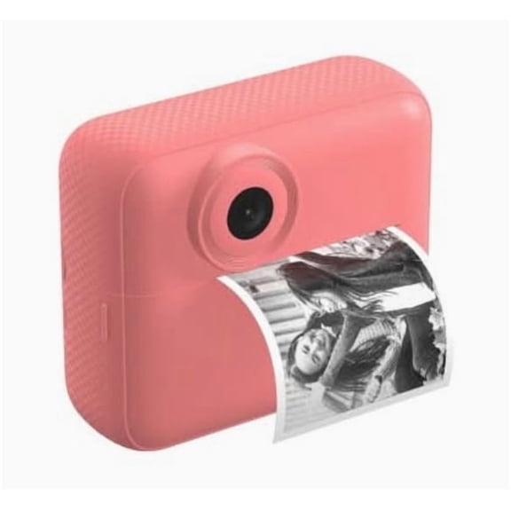 GEMS Kids Instant Camera - Red: USB-C, 12 Megapixels, 2.4" Screen