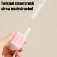 thumbnail image 6 of Qiopertar Multi-functional Cup Cleaning Brush, Sponge Nylon Bottle Brush Set for Water Bottles Straws Lids, Deep Clean Tool for Baby Bottles Coffee Mugs Kitchen Dishwashing, Purple, 6 of 6
