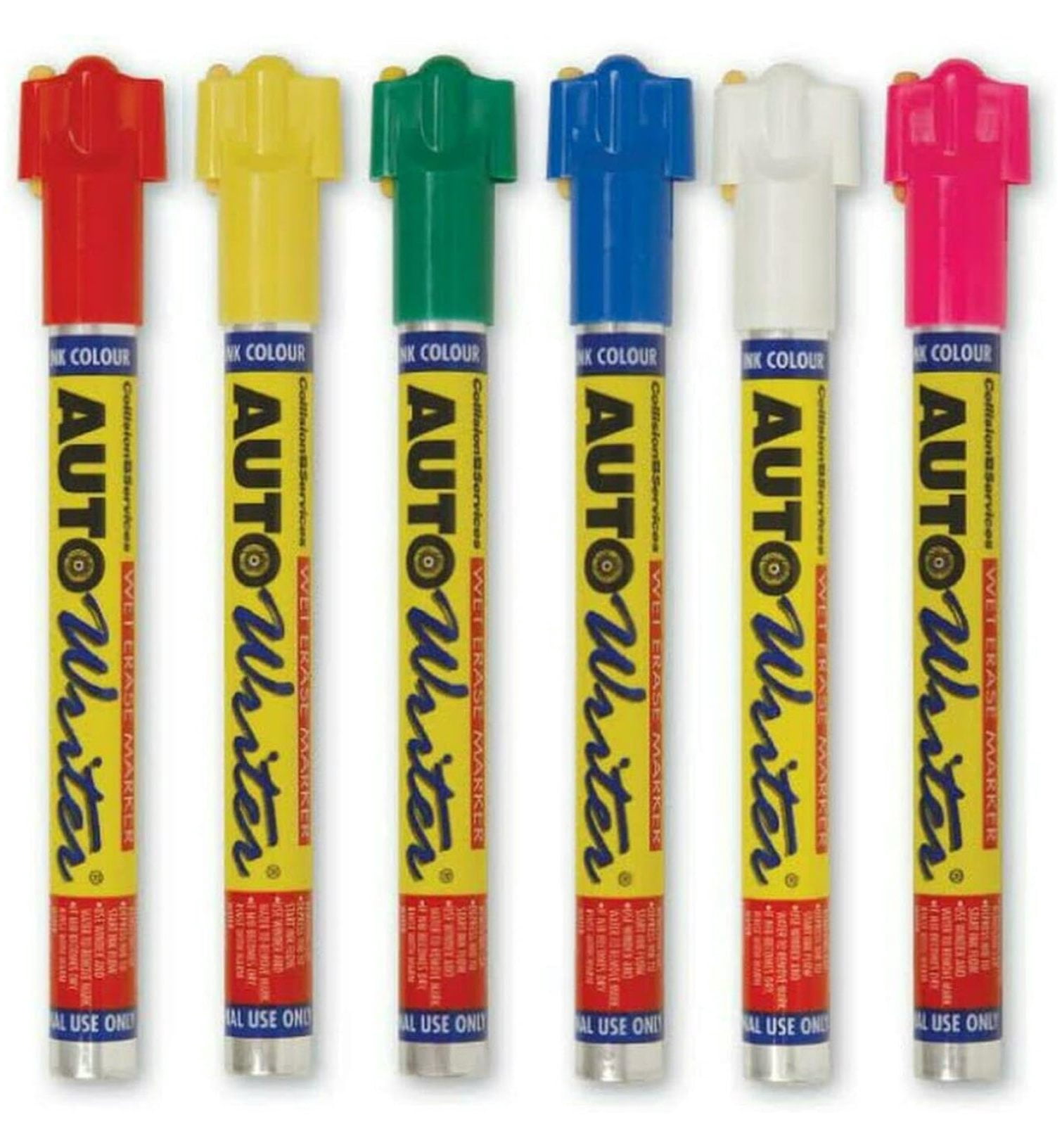U.S. Chemical & Plastics AUTOWRITER Auto Writer PENS ASSORTMENT (USC-37000) - 6 Pens