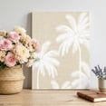 thumbnail image 3 of Beige Palm Trees Canvas Wall Art for Living Room, Summer Beach Tropical Farmhouse Wall Decor Framed Artwork Pictures Ready to Hang for Bedroom Office Home Decor, 3 of 9
