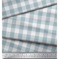thumbnail image 2 of Soimoi Blue Heavy Canvas Fabric Check Check Decor Fabric Printed Yard 58 Inch Wide, 2 of 3