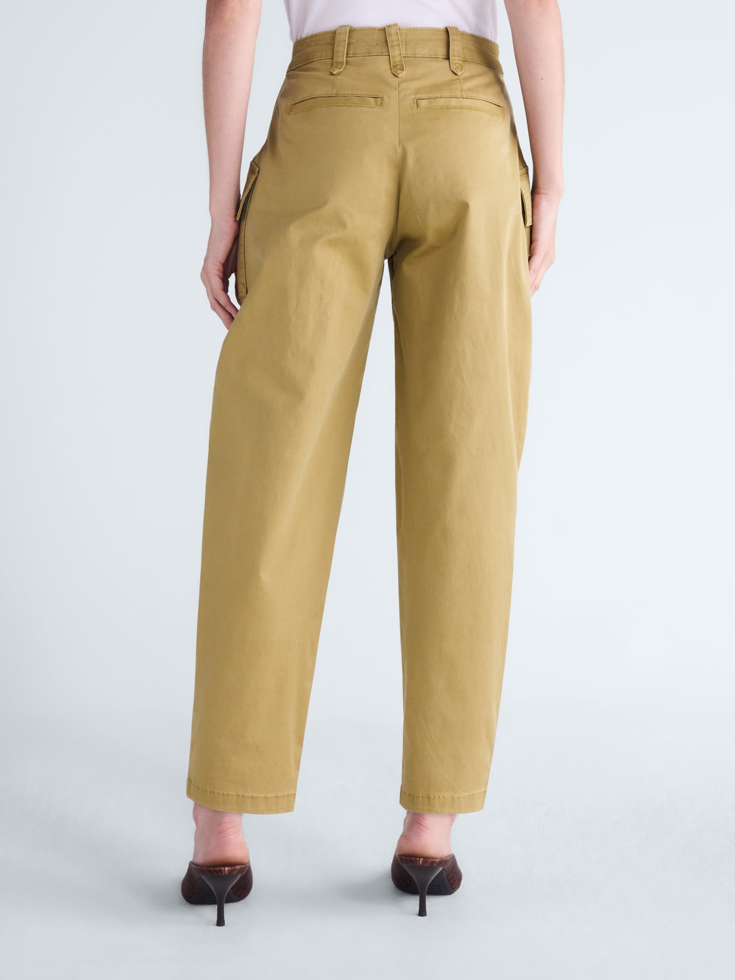 Scoop Women's and Women's Plus Tapered Cargo Trousers, 26'' Inseam, Sizes 0-28W