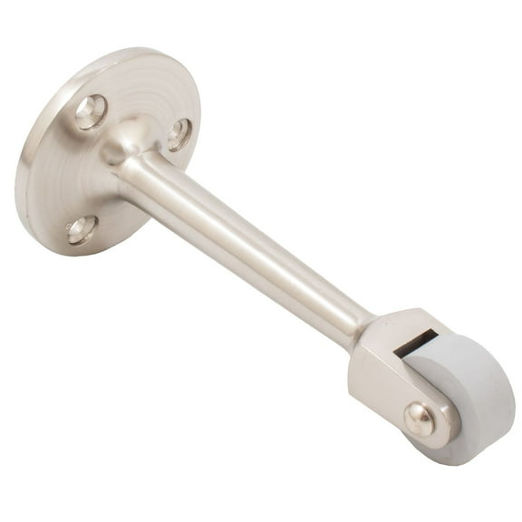 DD02-25SN 4-1/4" Roller Bumper - Satin Nickel
