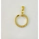 thumbnail image 1 of Colgante con microincrustaciones de cobre, accesorios de joyería para hacer uno mismo, borla, trébol de cuatro hojas, mariposa, collar de acero de titanio, lazo, chapado en oro real, 1 of 1