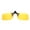 Yellow - 14.5cm, variant on Whyan Polarized Flip Up Clip On Sunglasses Rimless UV400 Protection Clip On Shades Lightweight Metal Clip Over Sunglasses for Myopia Glasses Driving & Outdoor Activities
