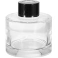 thumbnail image 1 of HARFINGTON 100ml/3.4oz Empty Glass Diffuser Bottle 2.8" x 2.6" Refillable Fragrance Accessories Aromatherapy Jar Container for Replacement Reed Diffuser DIY Home Bathroom Transparent, 1 of 6
