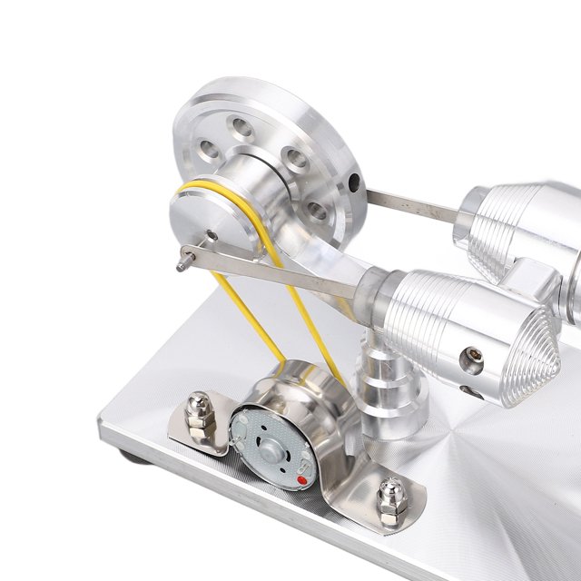 Stirling Engine Model, Hot Air Stirling Engine Model Stirling Engine Generator Model, Portable Scientific Physics Toy Children for Adults
