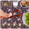 thumbnail image 6 of Pioneer Flower Floral Print Pattern Round Tablecloth 60 X 60 Inch, Wrinkle Resistant Wipeable Table Cloth for Kitchen Dining Picnic Patio Party, 6 of 6