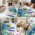 thumbnail image 5 of 5x7 Area Rugs for Living Room, Summer Succulents Non Slip Area Rugs for Kitchen Bedroom Entryway, Spring Floral Watercolor Washable Carpet Runner Rug Floor Mats for Bedroom Home Decor, 5 of 9