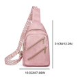 thumbnail image 2 of Bolso Retro de cuero PU para mujer, riñonera informal, monedero para teléfono, bolso diario para mujer, 2 of 4