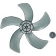 thumbnail image 2 of 16 Inch Household Plastic Fan Blade Five Leaves with Nut Cover for Pedestal, 2 of 8