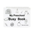 thumbnail image 1 of TIELUTT My Preschool Busy Book Busy Book Preschool Learning Craft Storage Containers Easter Crafts for Adults Folding Craft Table with Storage Stationery Organizer Portable Craft Organizers and Storag, 1 of 8
