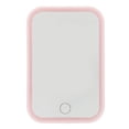 thumbnail image 2 of Miroir de Maquillage Éclairé Rose LED Contrôle Tactile Miroir Carré de Bureau Luminosité Réglable Miroir de Meuble-Lavabo Rotatif, 2 of 15