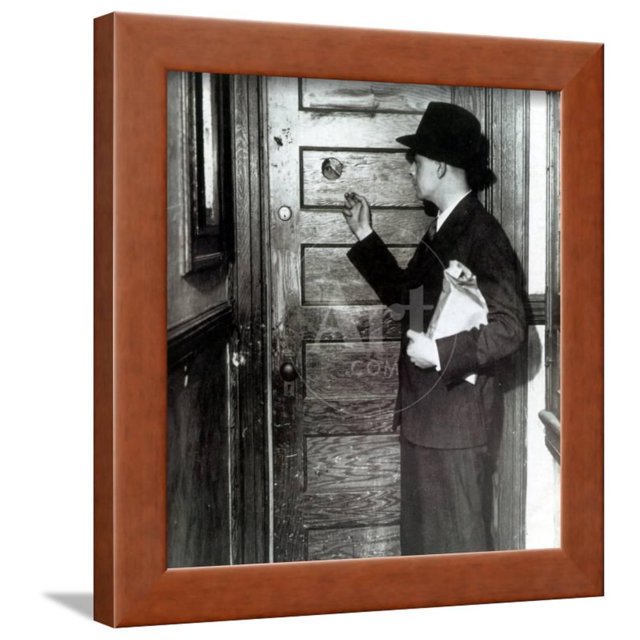 Prohibition, Speakeasy Peephole, 1930s, Framed Art Print Wall Art by ...
