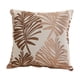 thumbnail image 2 of Funda de almohada grande de terciopelo de 45 x 45 cm | Suave, transpirable y lavable, para cama, sofá, playa | Café, gris, verde y naranja, 2 of 6