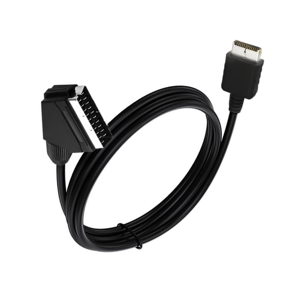 Gieenan Enhanceds SCART RGBs Cable With Phosphors Bronze Contacts For PS1 2 3 180cm High Fidelitys Sound Video TV Connection