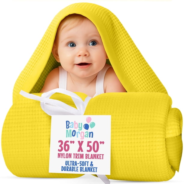 Manta Térmica de Gofre para Bebé Baby Morgan 91x127 cm Amarilla