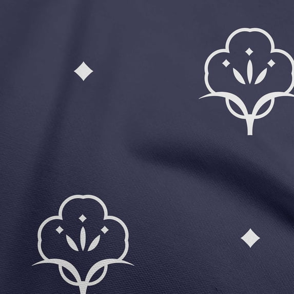 oneOone Cotton Jersey Navy Blue Fabric Block Sewing Craft Projects Fabric Prints By Yard 58 Inch Wide