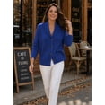 thumbnail image 4 of Fewfanhot Sweaters for Women Lightweight Cardigan Knit Button Knit Tops Business Casual Office Wear, 4 of 5