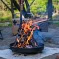 thumbnail image 4 of Wood Burning Campfire Rack, Stable Structure Continuous Heat Stainless Steel Camping Fire Support Frame  For BBQ, 4 of 8