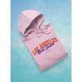 thumbnail image 3 of Retro Los Angeles Girl Team Hoodie Women -Image by Shutterstock, Female 4X-Large, 3 of 4